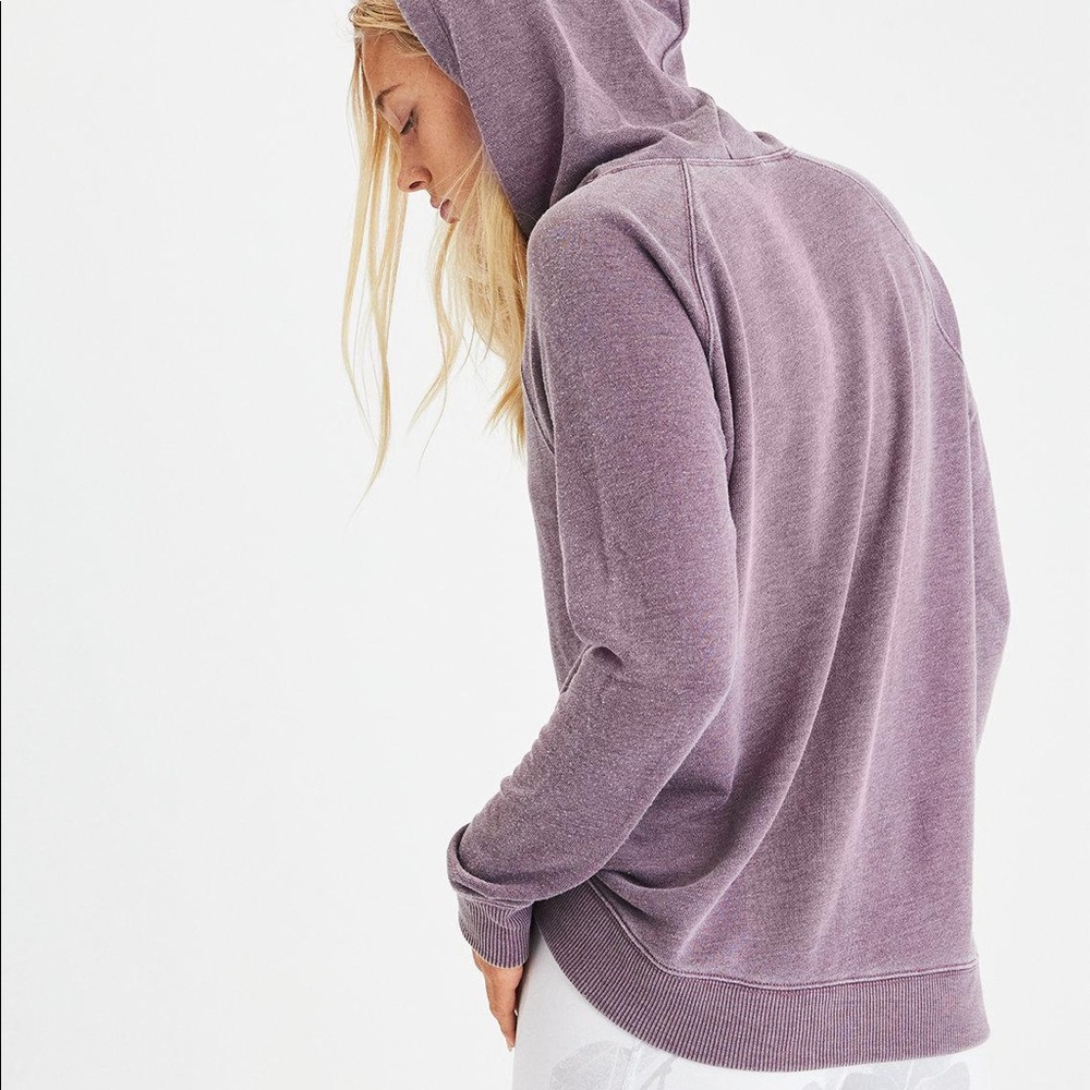AMERICAN EAGLE PURPLE LONG HODDIE